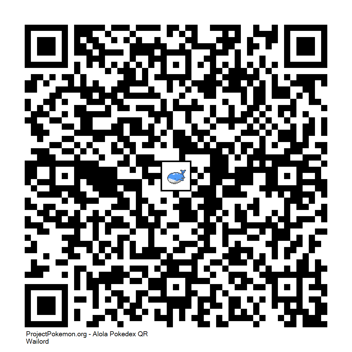 Cdigo QR de Wailord